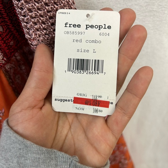 Free People Boho Crochet Katie Dress NWT - Picture 9 of 10